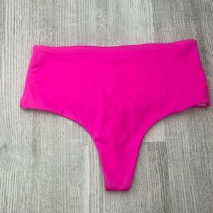 High-Cut Thong Bikini Bottom